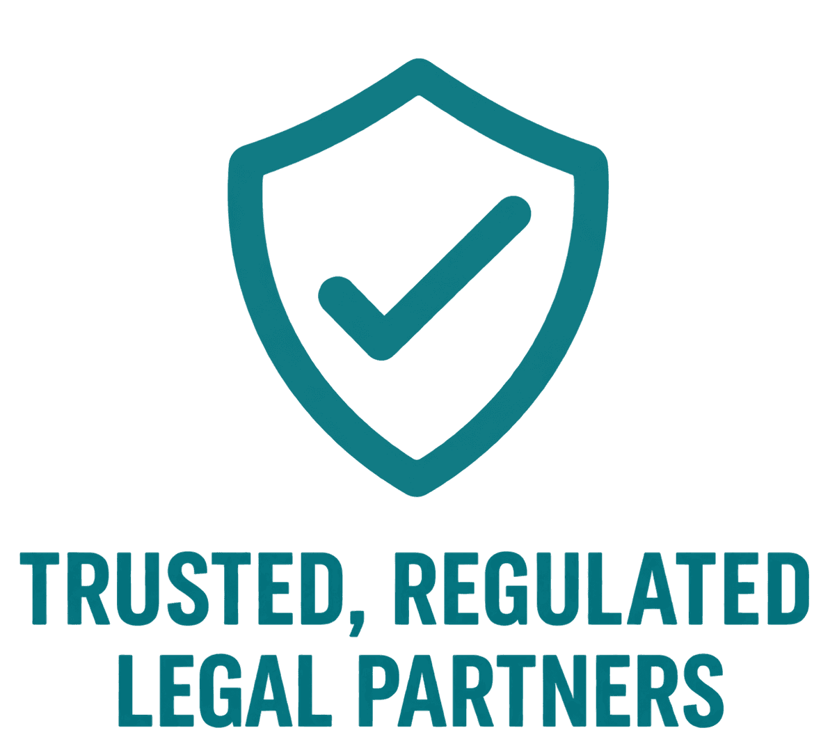 Trusted regulated legal partners infographic