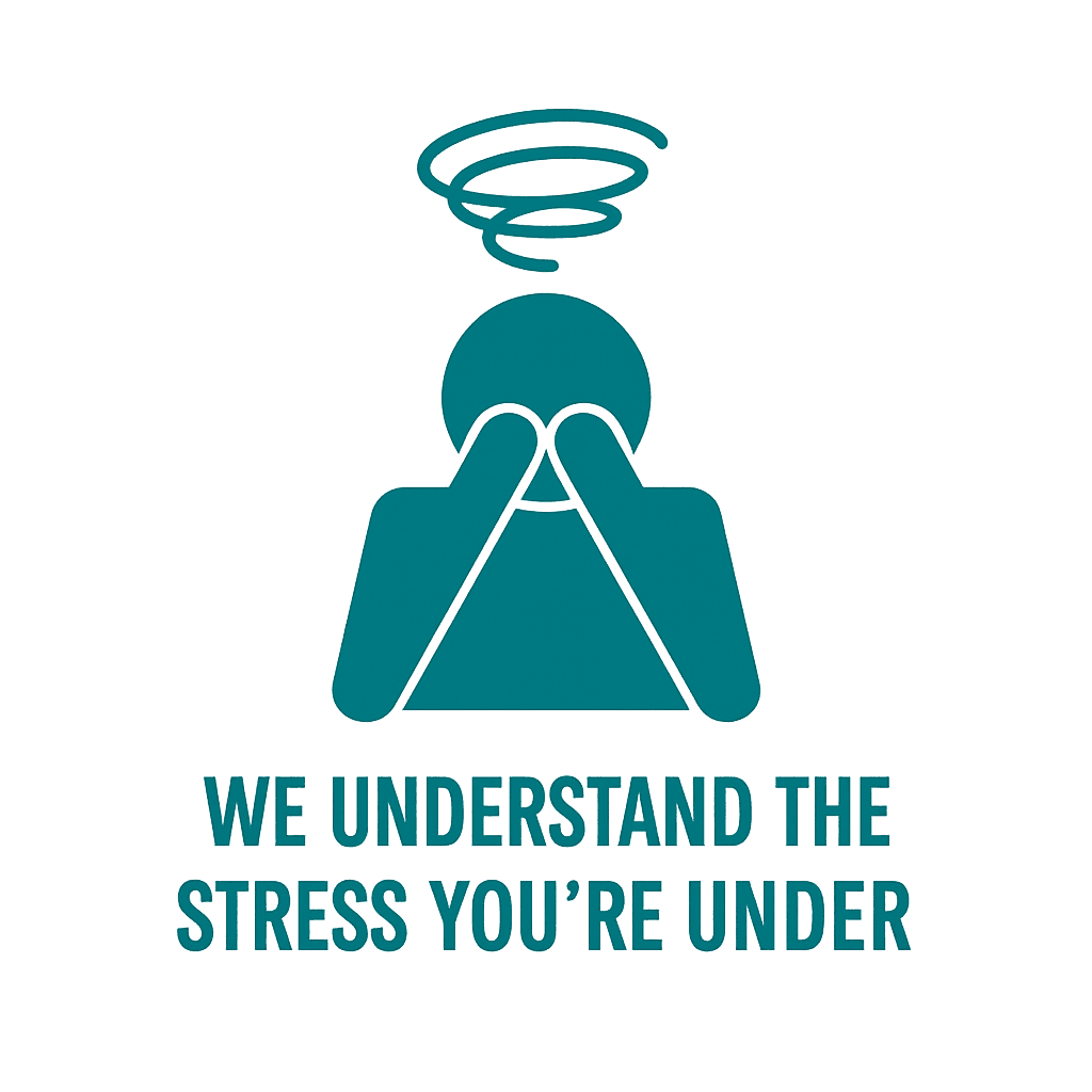 We understand the stress you are under infographic